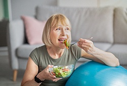 Improved diet is a daily benefit of dental implants